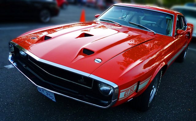 1969 Shelby GT350 muscle car